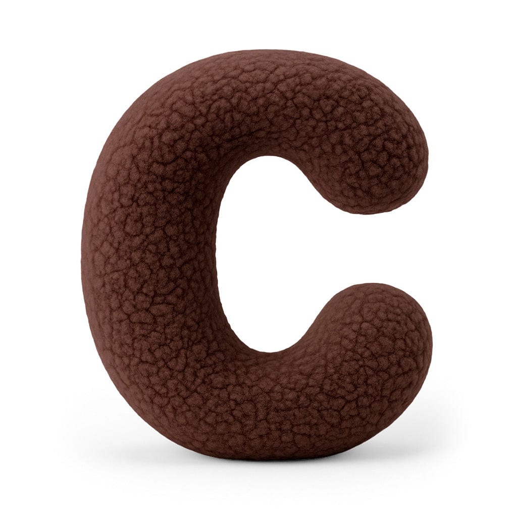 meowbaby-buchstaben-kissen-bearly-chocolate-40cm image 3