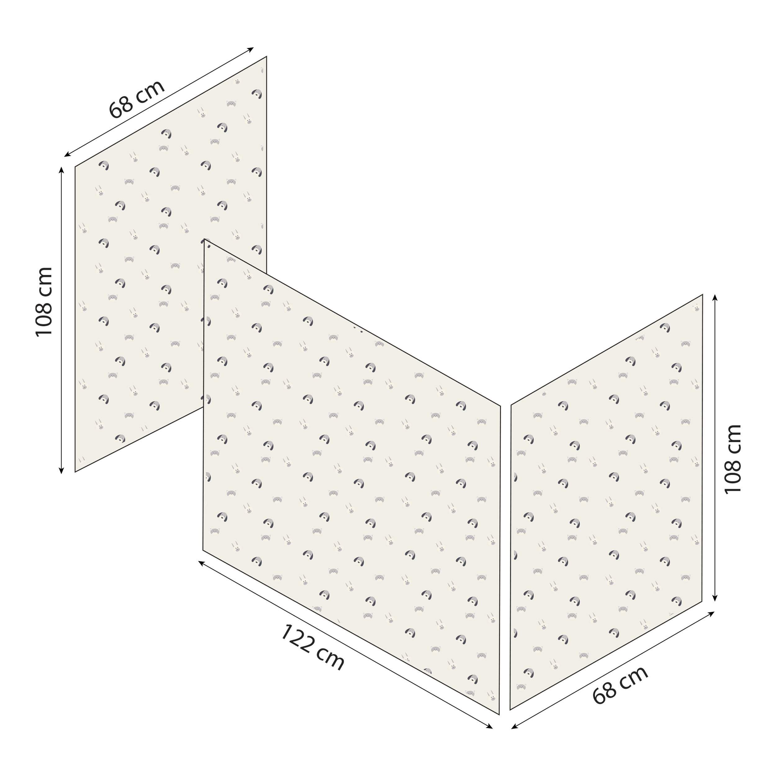 hoppekids-eco-luxury-mittelhohes-bett-90x200-mit-pets-pristine-bettvorhang image 5