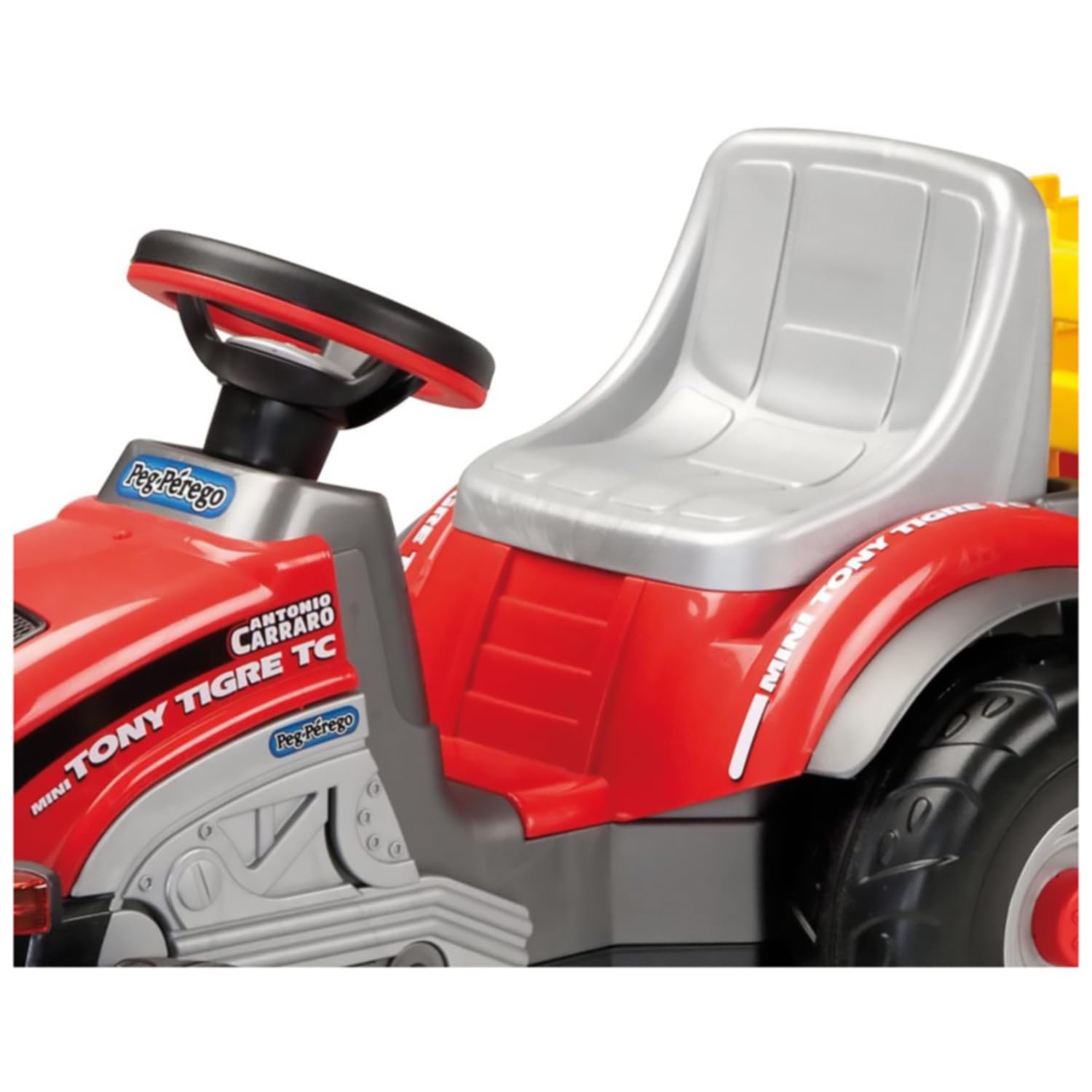 peg-perego-mini-traktor-mit-pedalen-und-anh-nger image 2