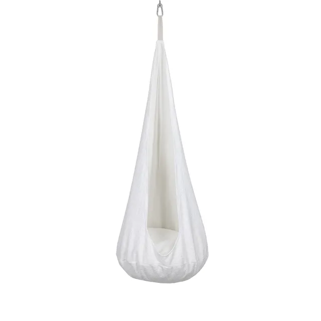meowbaby-h-ngesessel-cocoon-boucl-creme-wei-mit-kissen image 1