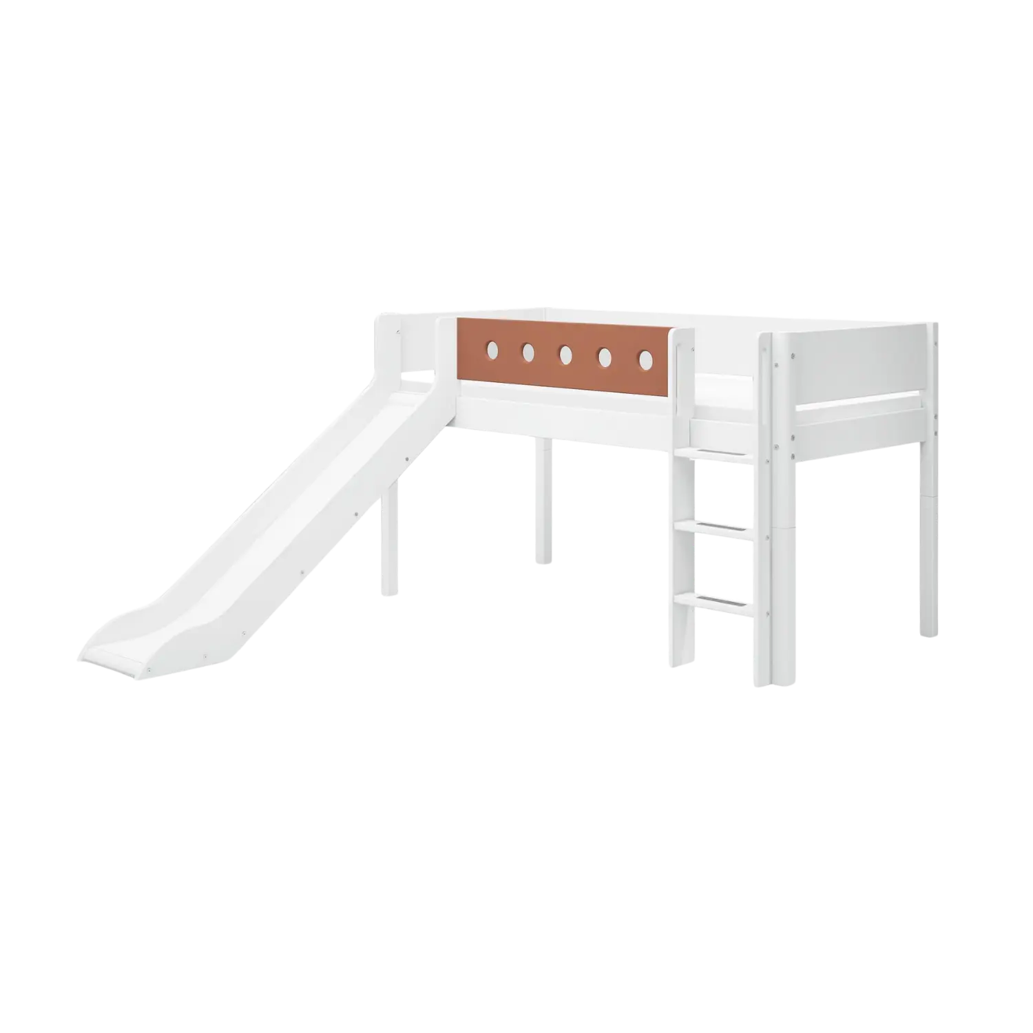 flexa-white-spielbett-120-cm-90x200-cm-mit-rutsche-wei image 1