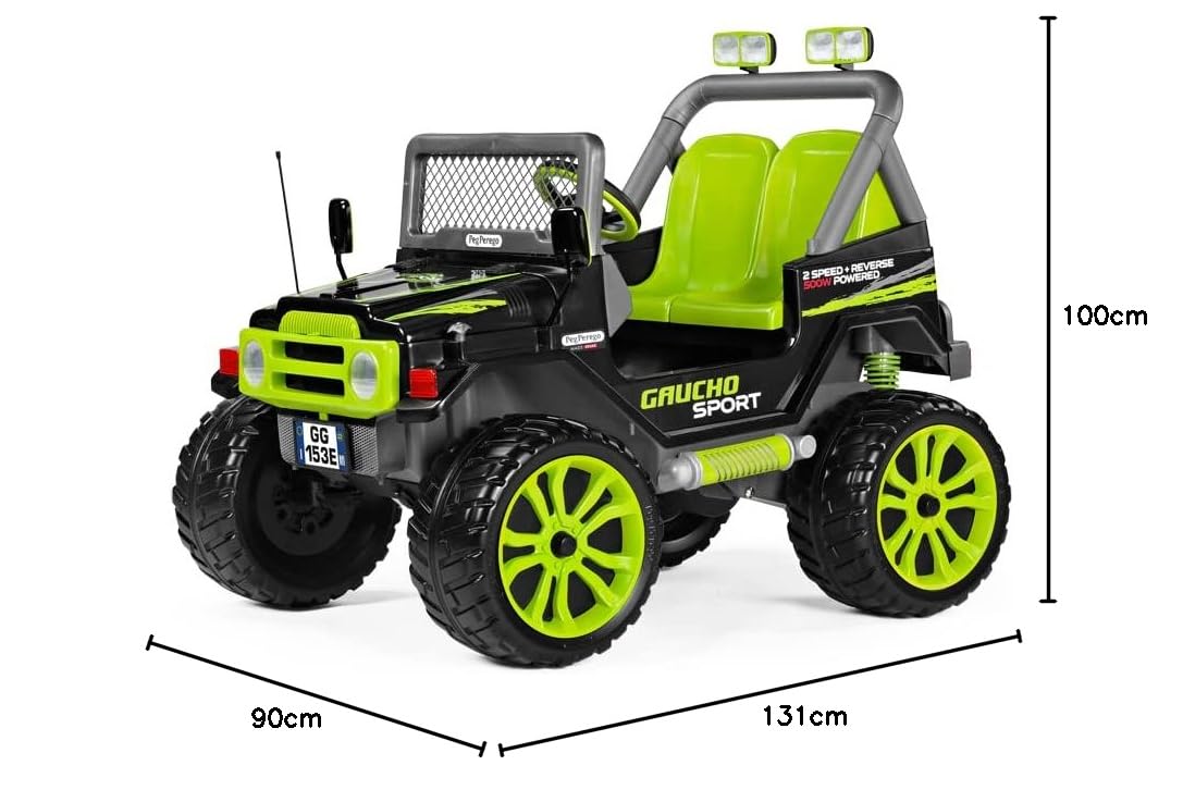 peg-perego-gaucho-sport-elektro-gel-ndewagen-12v-2-sitzer-ab-3-jahren image 6