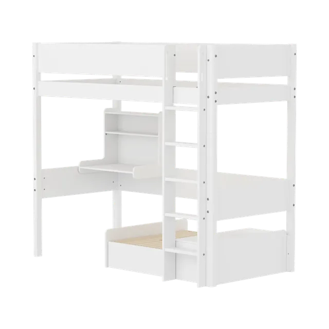 flexa-white-casa-hochbett-184-cm-mit-sofa-schreibtisch-und-leiter-90x200-cm-wei image 1