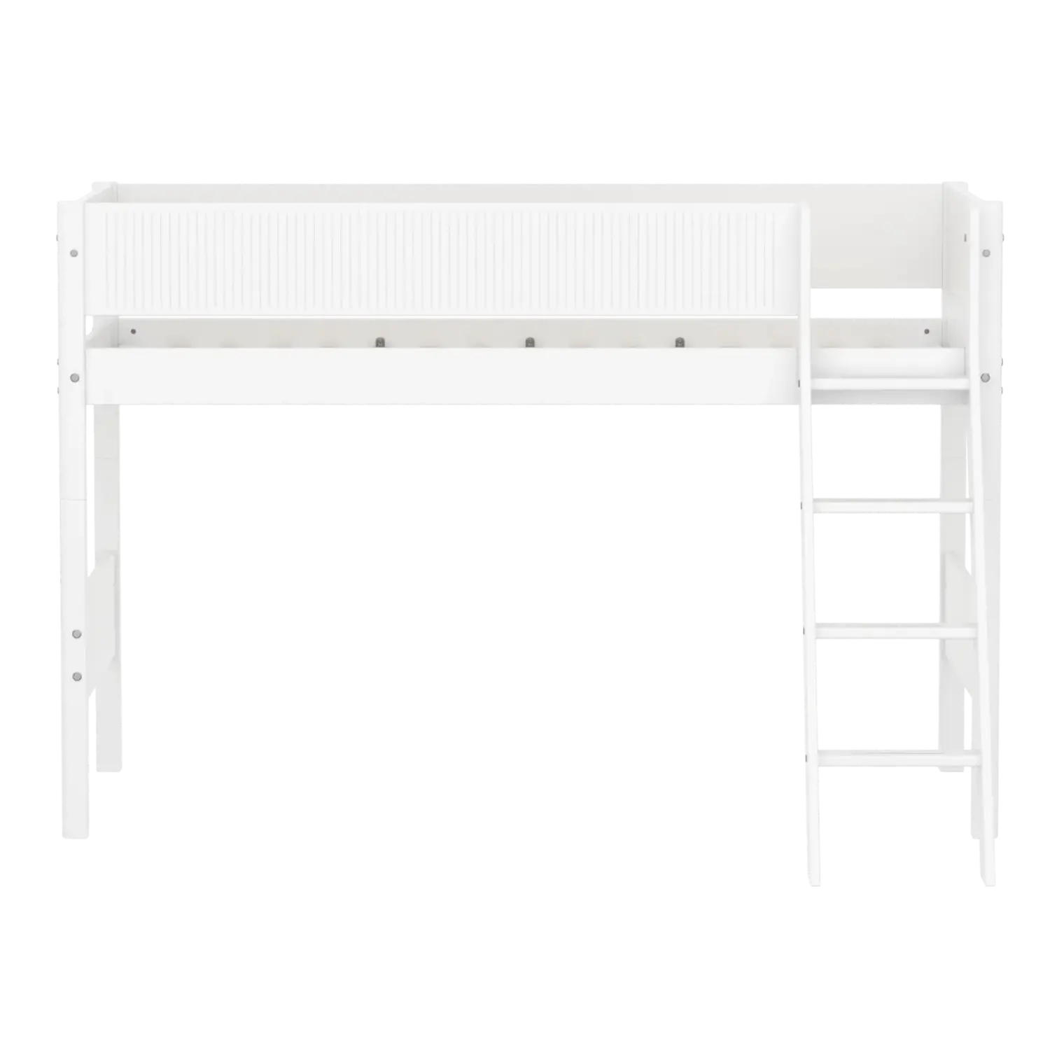 flexa-white-hochbett-143-cm-mit-schr-gleiter-und-absturzsicherung-90x200-cm-wei-2 image 2