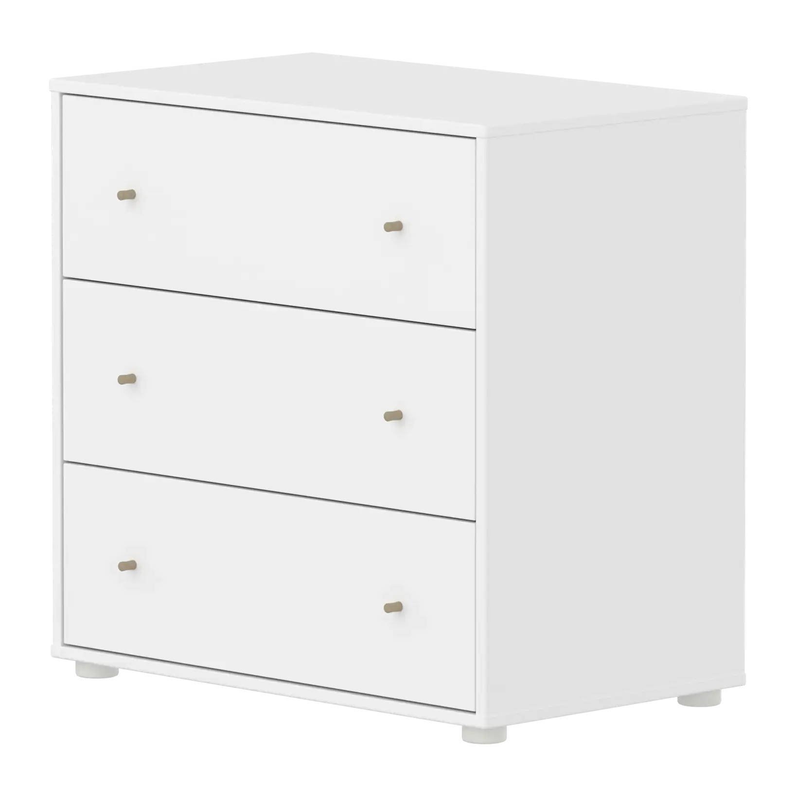 flexa-saga-kommode-3-schubladen-oat-griffe-wei image 1