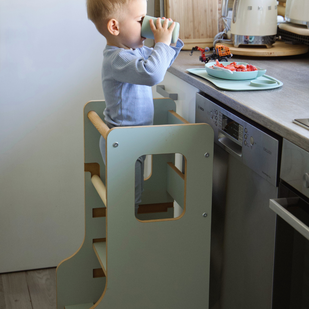 meowbaby-montessori-k-chenhelfer-lernturm-solid image 5