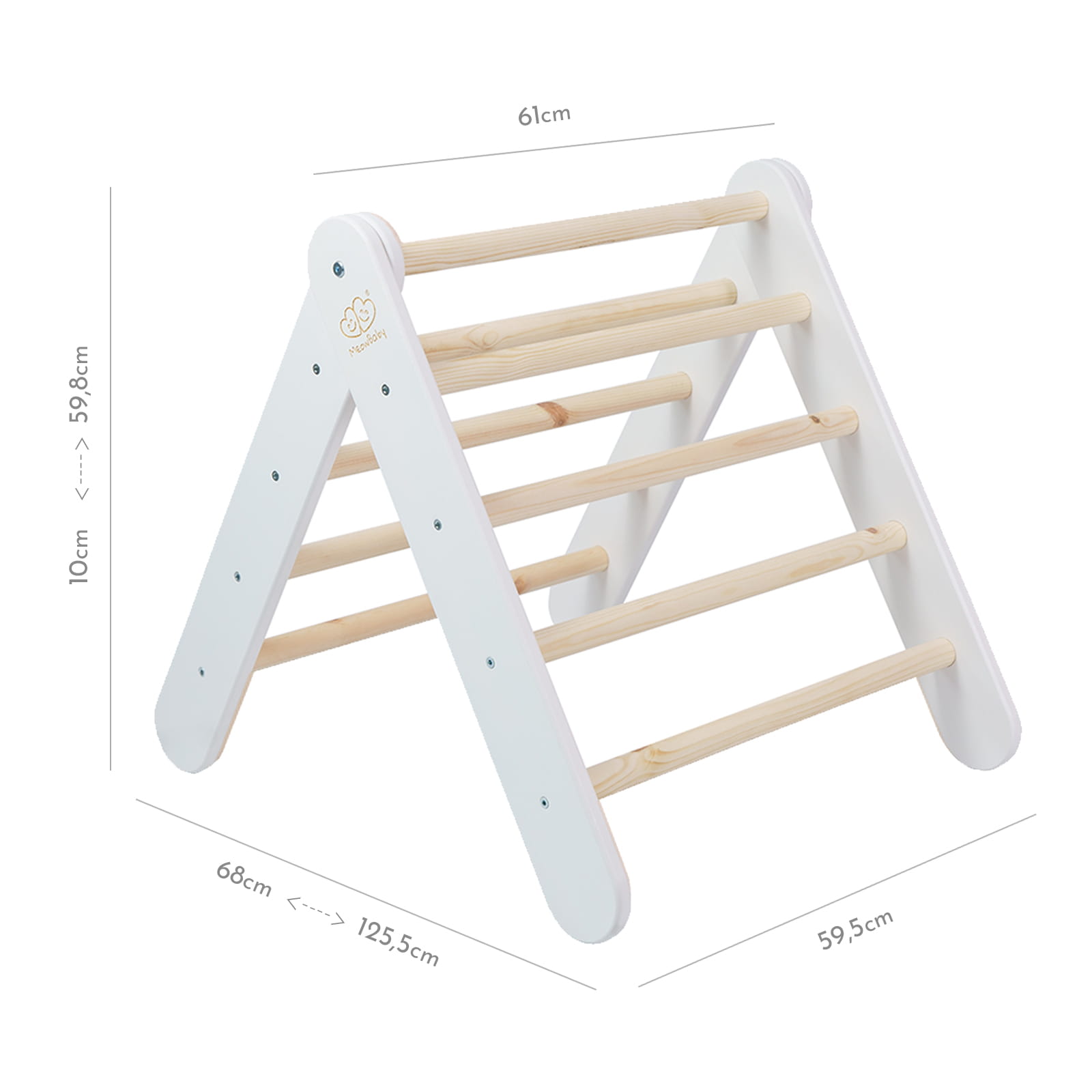 meowbaby-pikler-kletterdreieck-112x61x94-cm-montessori image 7