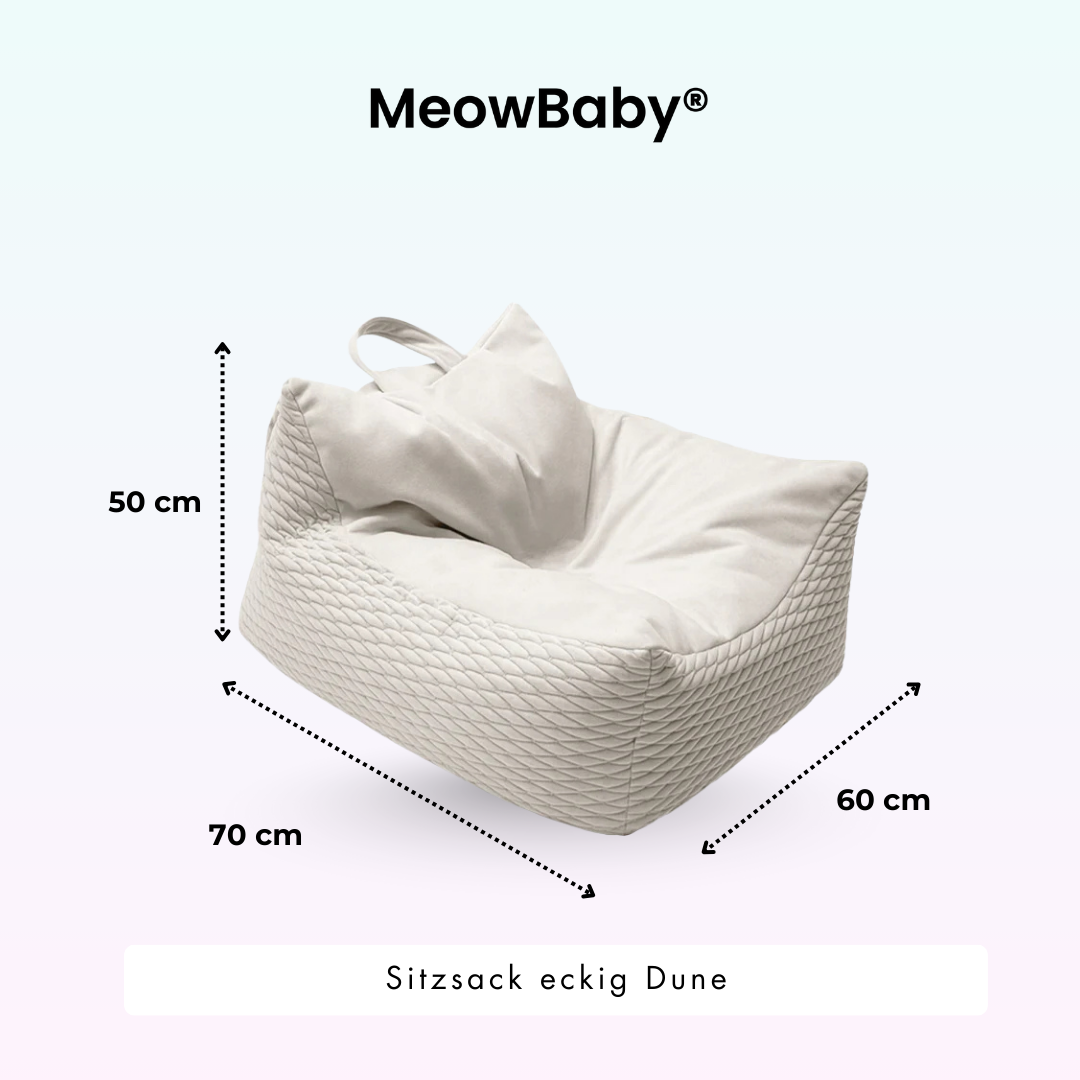 meowbaby-kinder-sitzsack-dune-sessel-eckig image 4