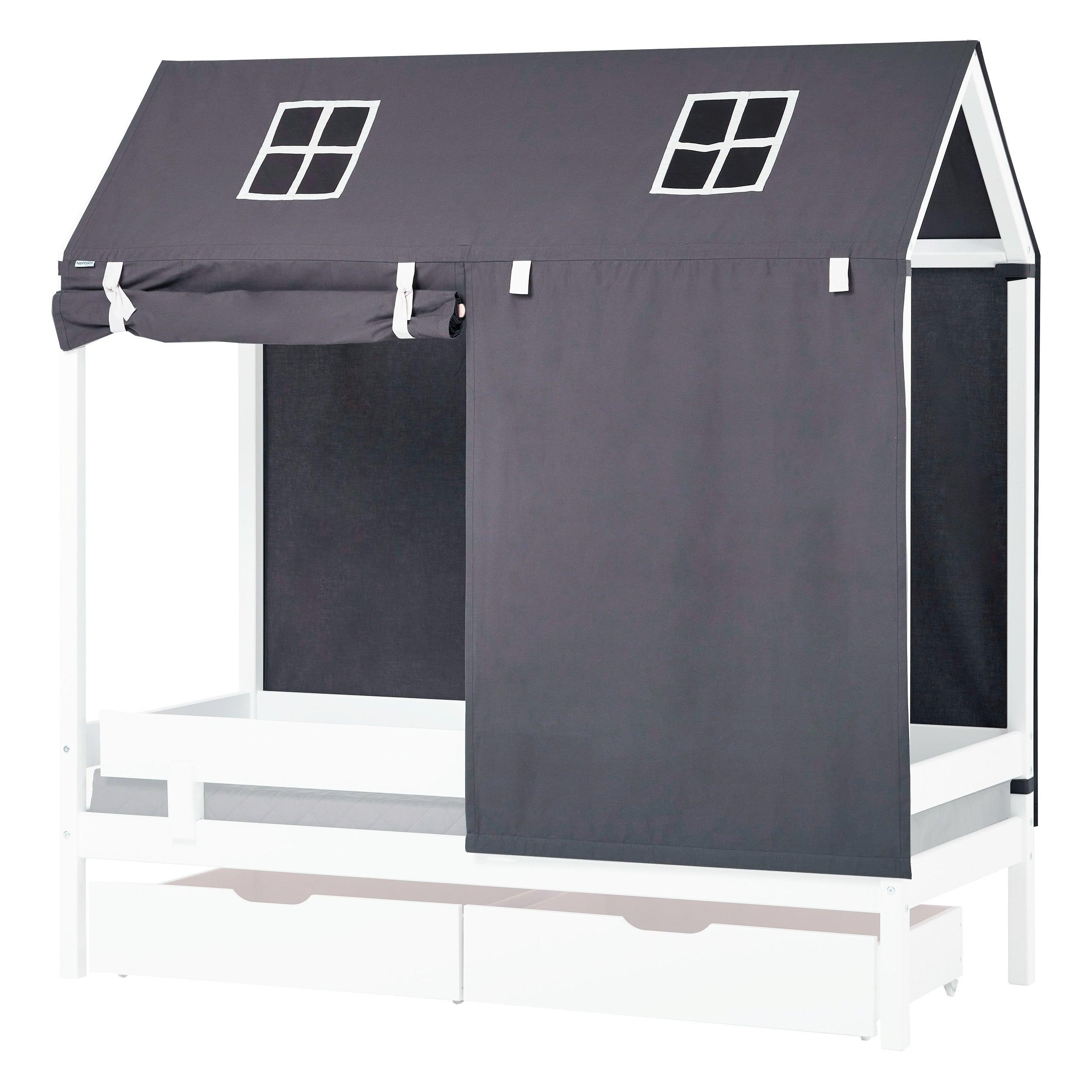 hoppekids-pets-bettvorhang-granite-grey-f-r-hausbett image 2