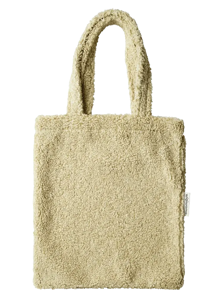 wigiwama-matcha-tragetasche-classic-tote-bag-aus-teddy-stoff image 1