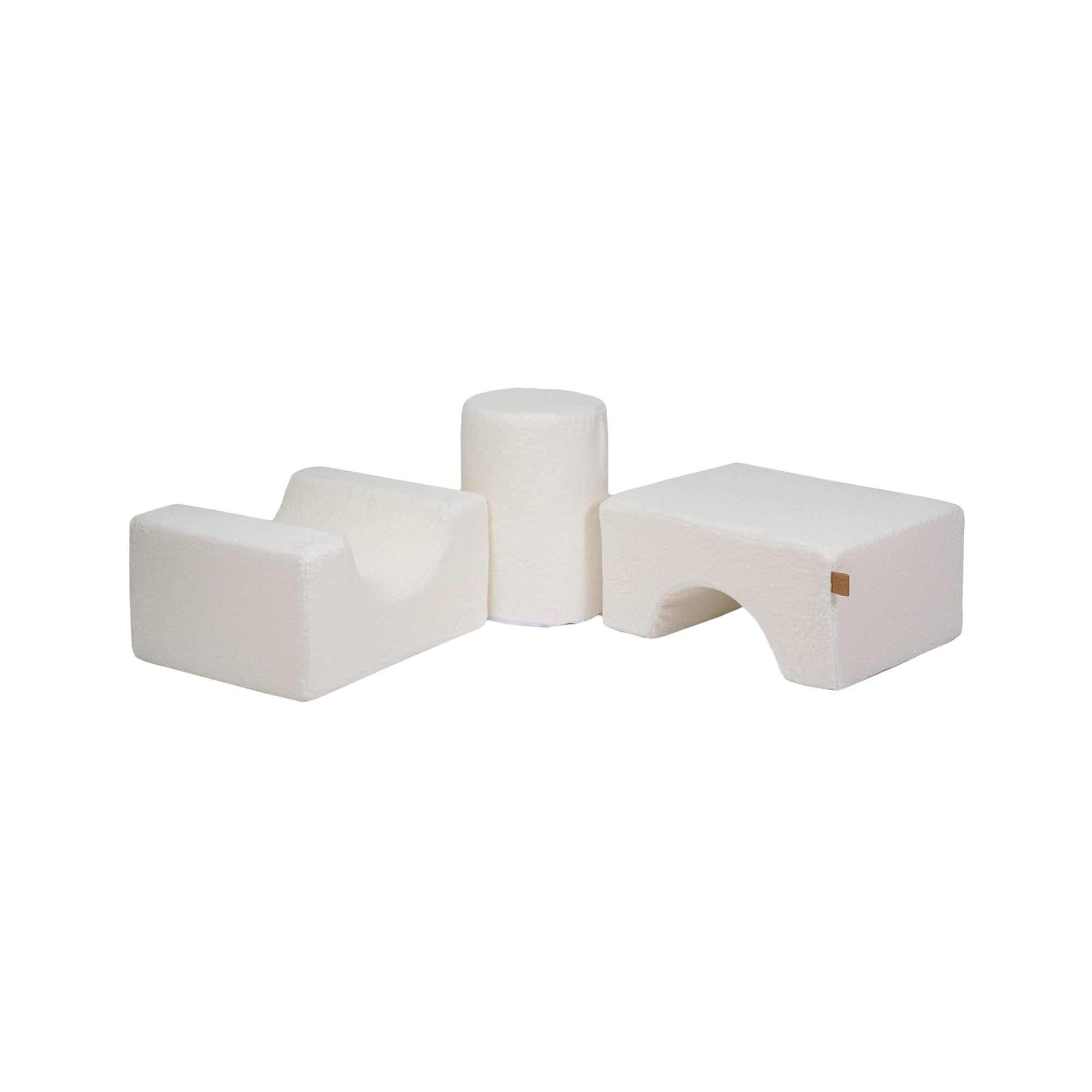 meowbaby-shape-set-boucl-3-elemente-creme-weiss image 1