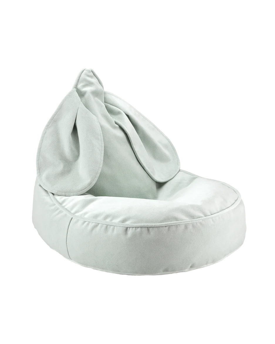 wigiwama-hasen-sitzsack-misty-green-velvet-bunny-beanbag-f-r-kinder image 1
