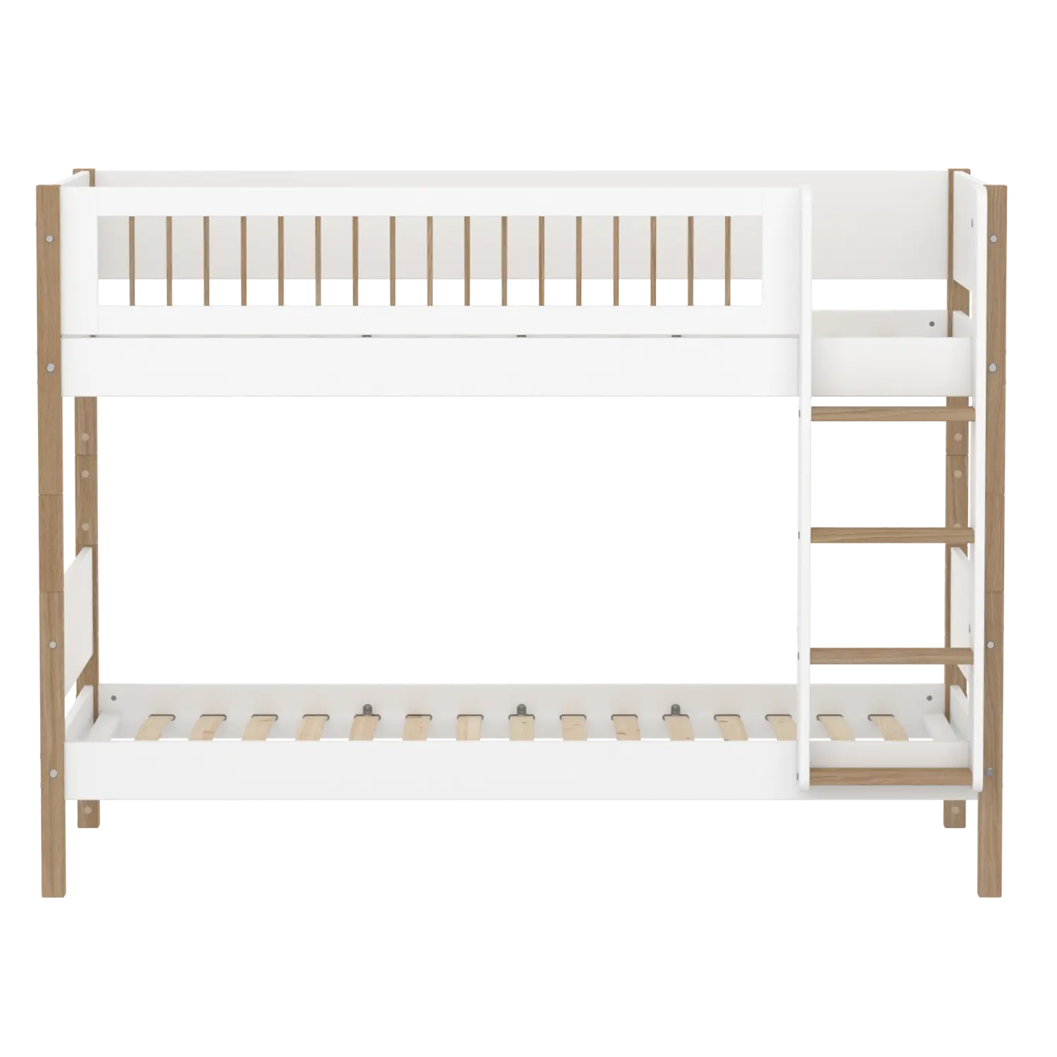 flexa-nor-etagenbett-154-cm-mit-leiter-90x200-cm-wei-eiche image 6