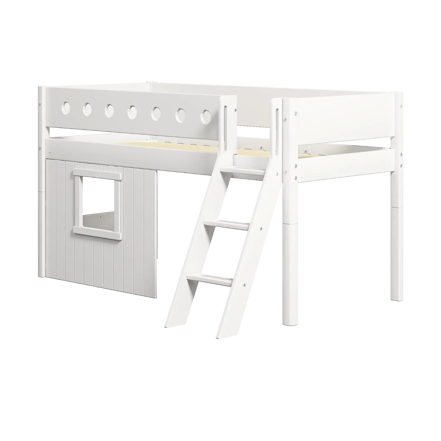 flexa-white-spielbett-120-cm-baumhaus-90x200-cm-mit-leiter-und-absturzsicherung- image 7