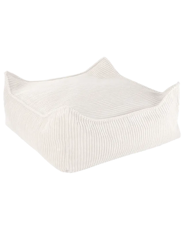 wigiwama-square-ottoman-kinder-hocker-aus-cord-marshmallow image 1