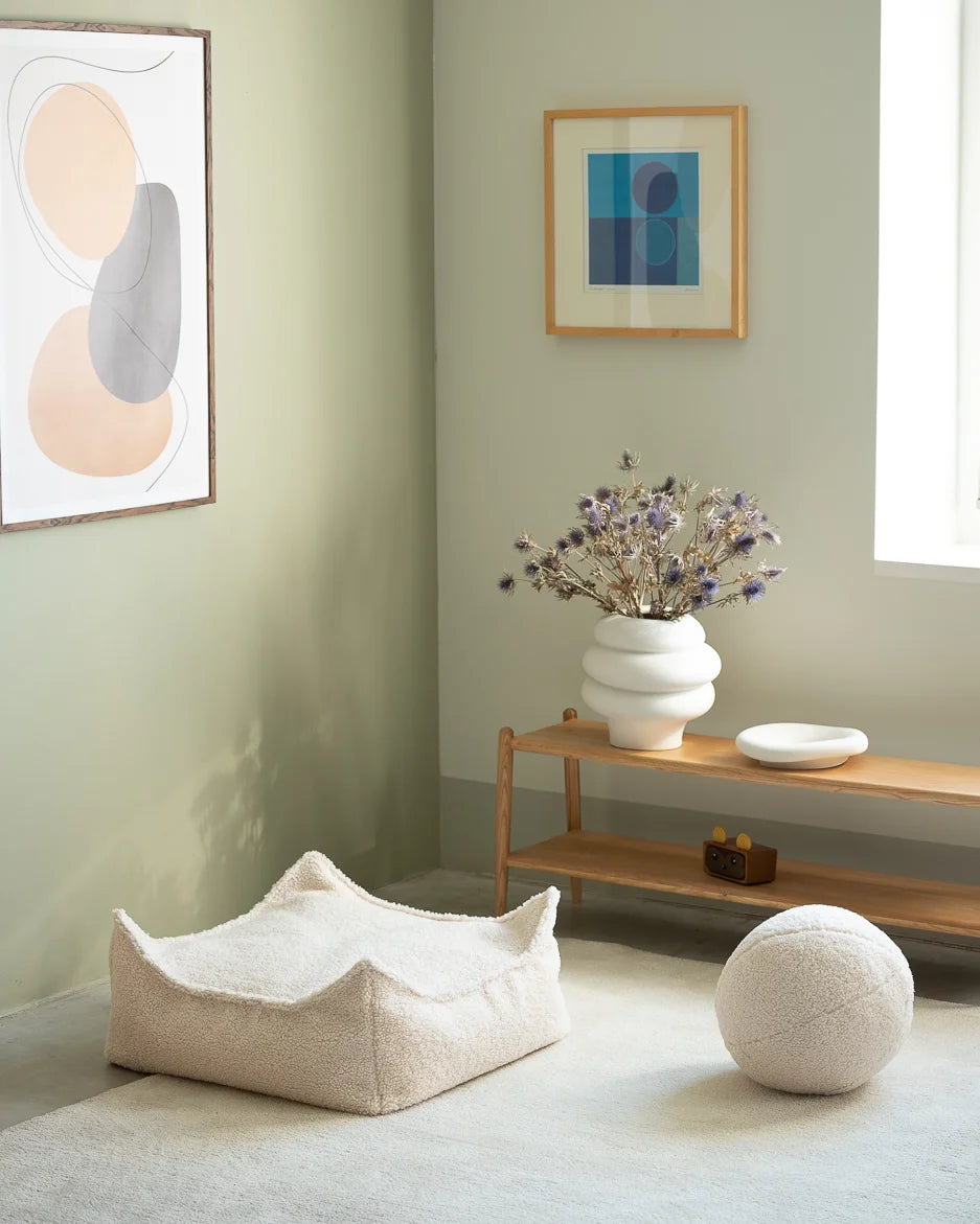 wigiwama-cream-white-teddy-square-ottoman image 2