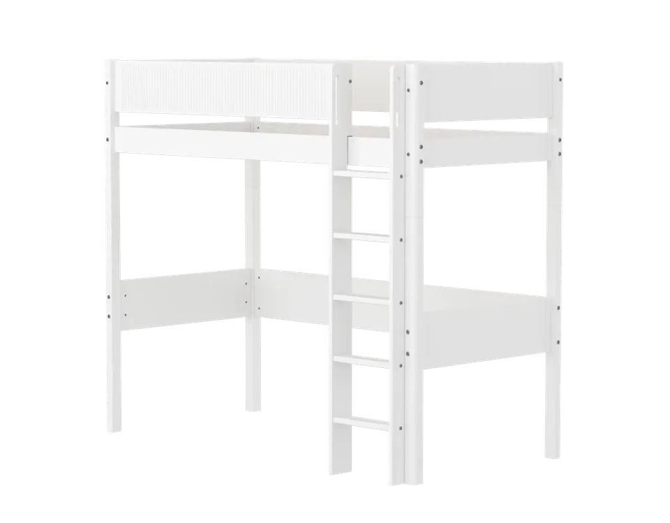 flexa-classic-hochbett-184-cm-mit-leiter-und-absturzsicherung-90x200-cm-wei image 1