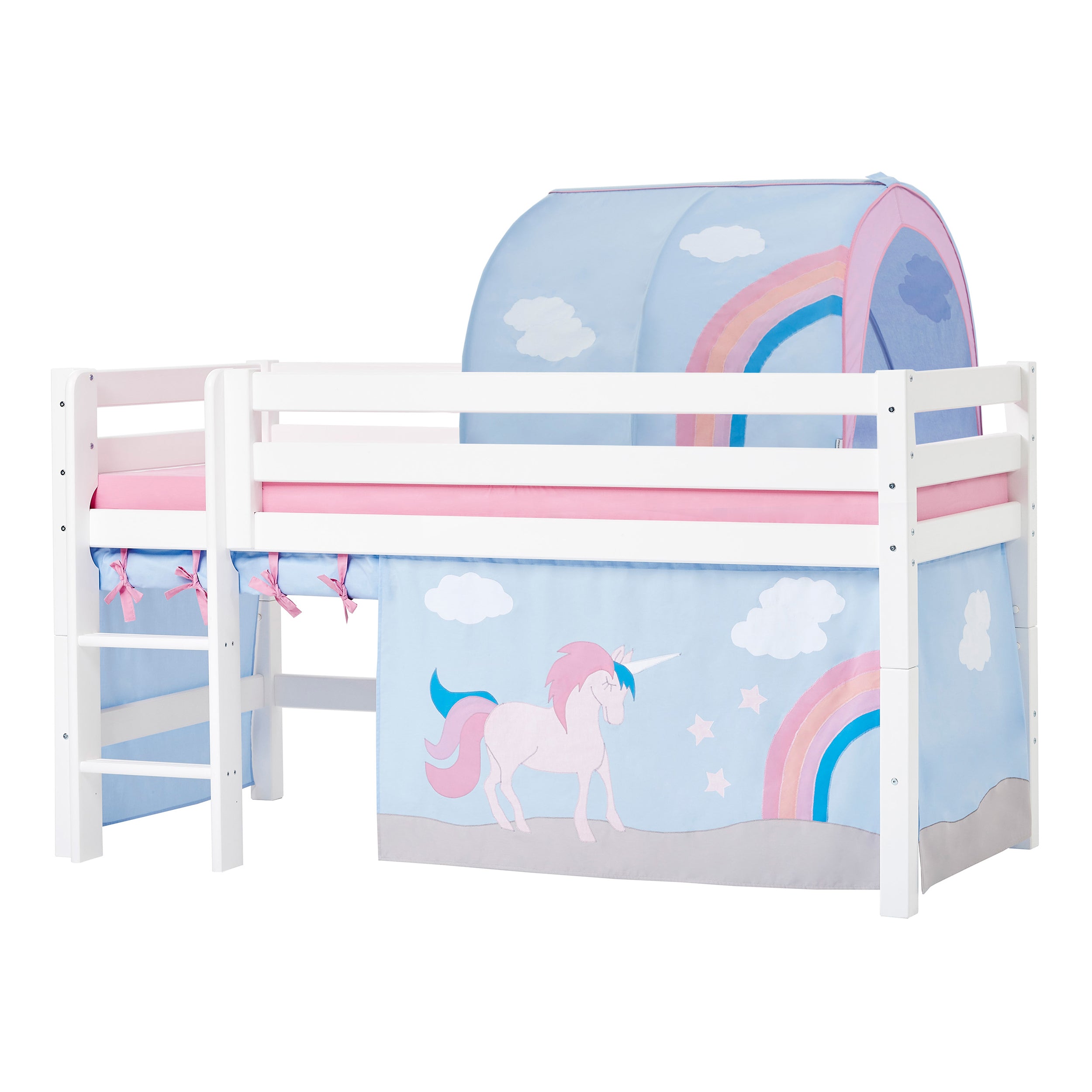 hoppekids-unicorn-tunnel-spieltunnel-f-r-zimmer-und-bett image 2
