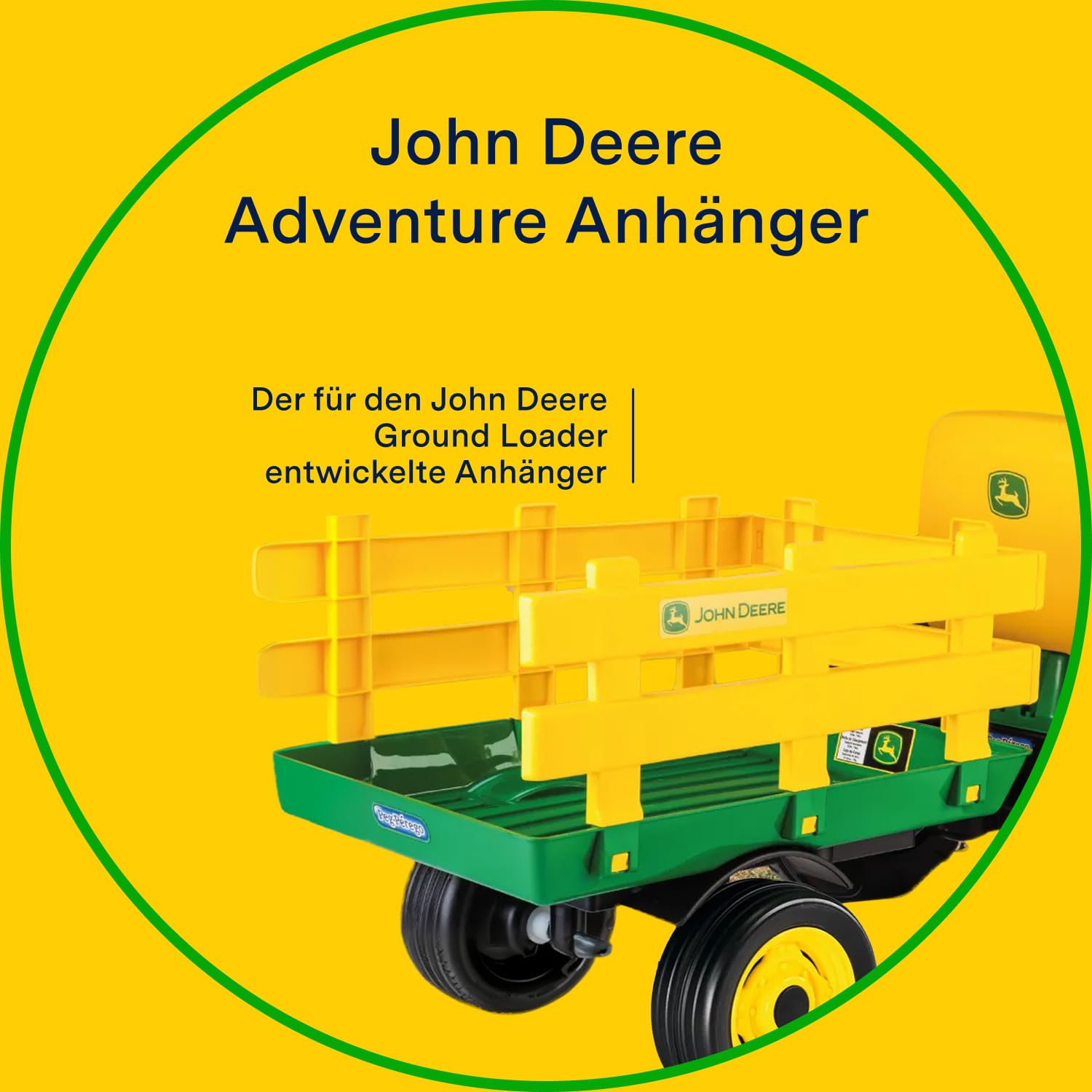 peg-perego-john-deere-stake-side-kinderanh-nger-gr-n-gelb image 2