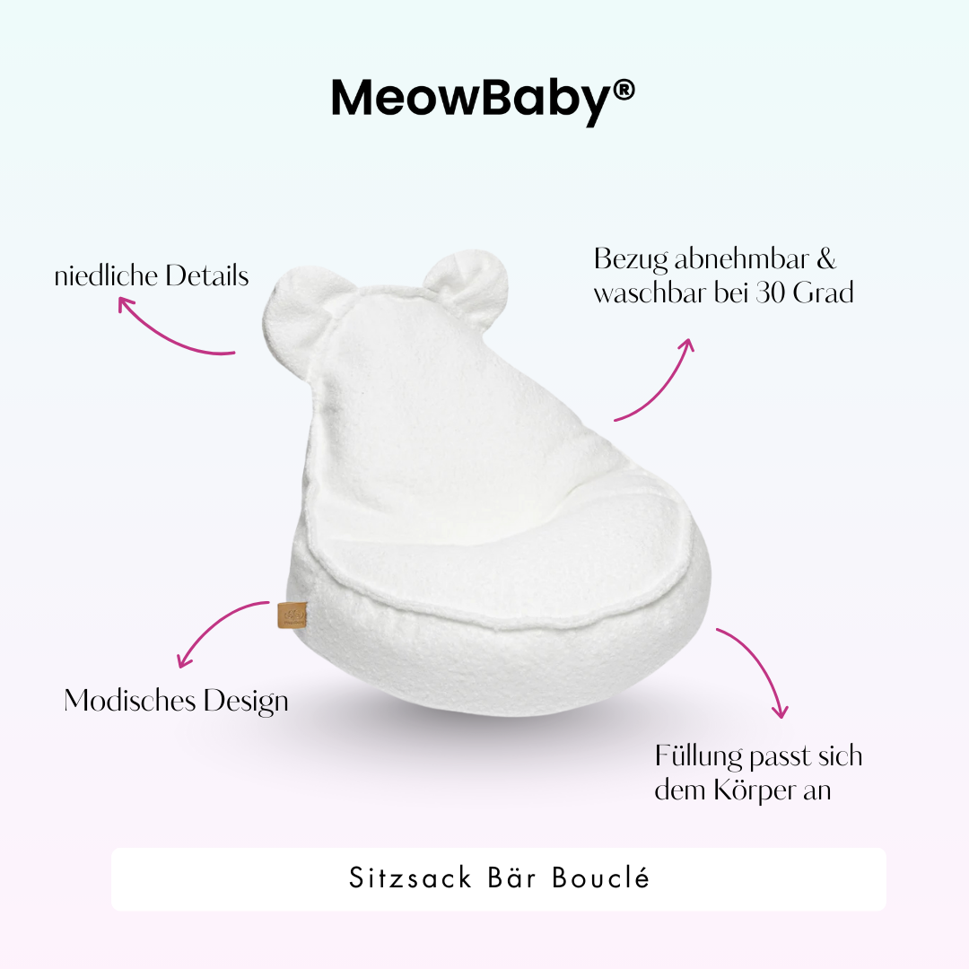 meowbaby-kinder-sessel-b-ren-sitzsack-premium-boucl image 4