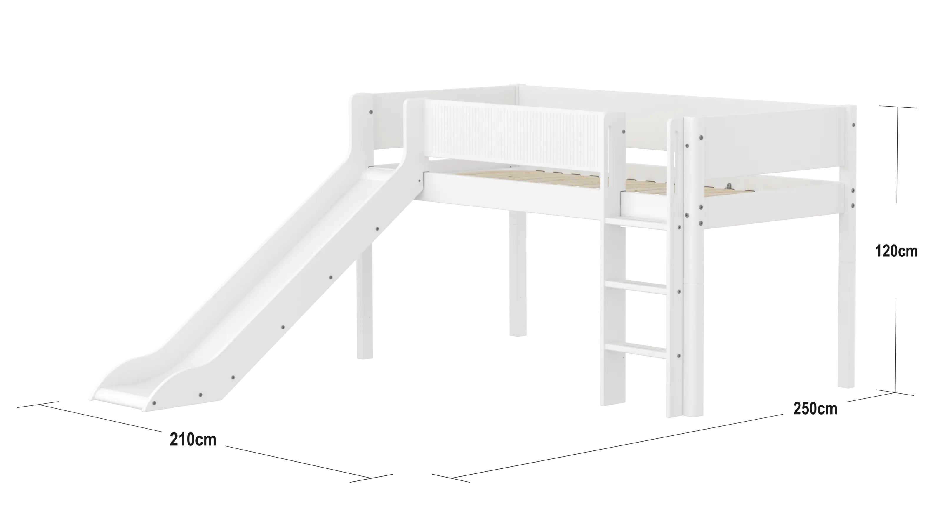 flexa-white-spielbett-120-cm-mit-rutsche-leiter-und-absturzsicherung-90x200-cm-w-2 image 4