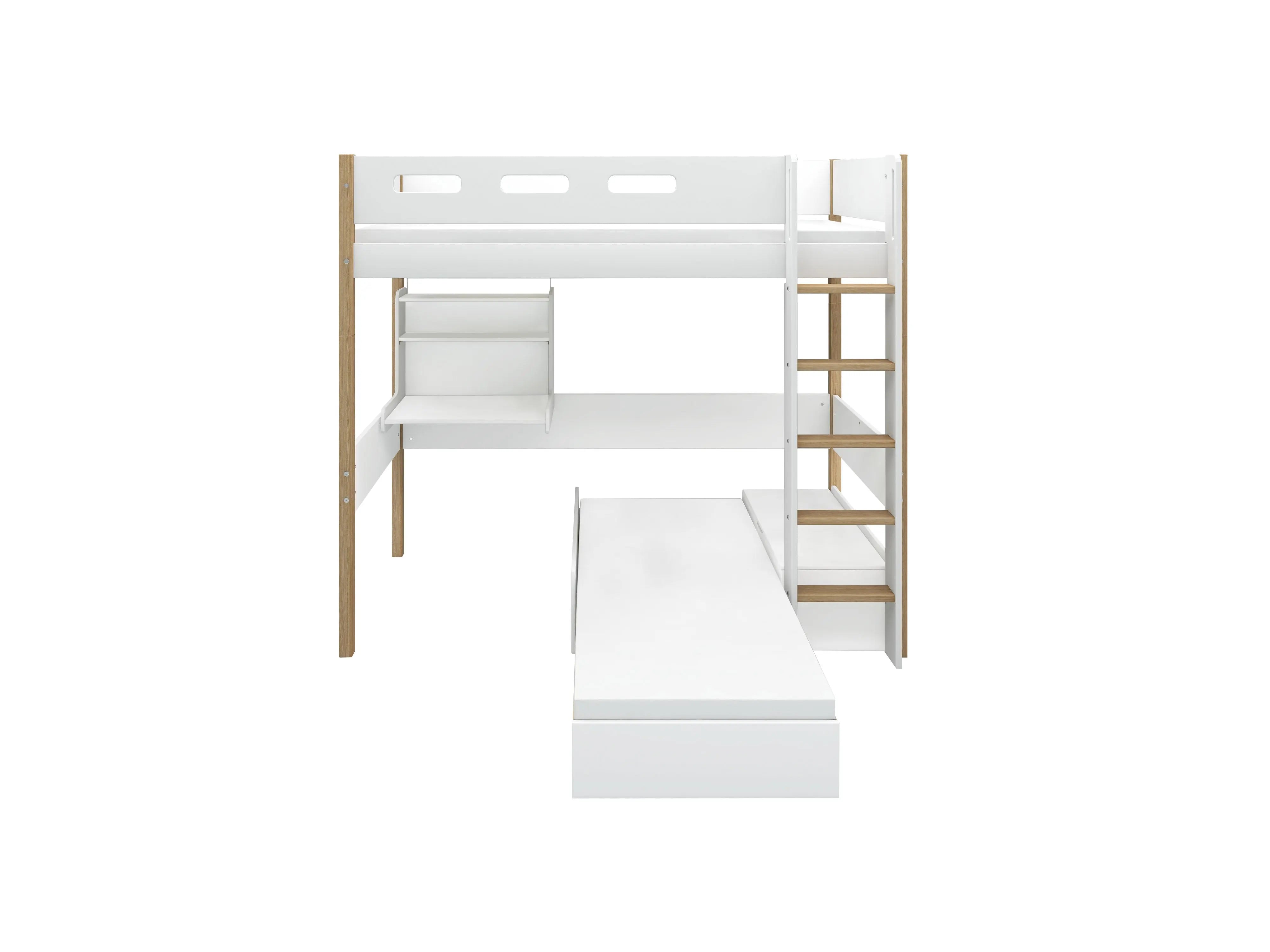 flexa-nor-casa-hochbett-184-cm-mit-sofa-schreibtisch-leiter-und-absturzsicherung image 3
