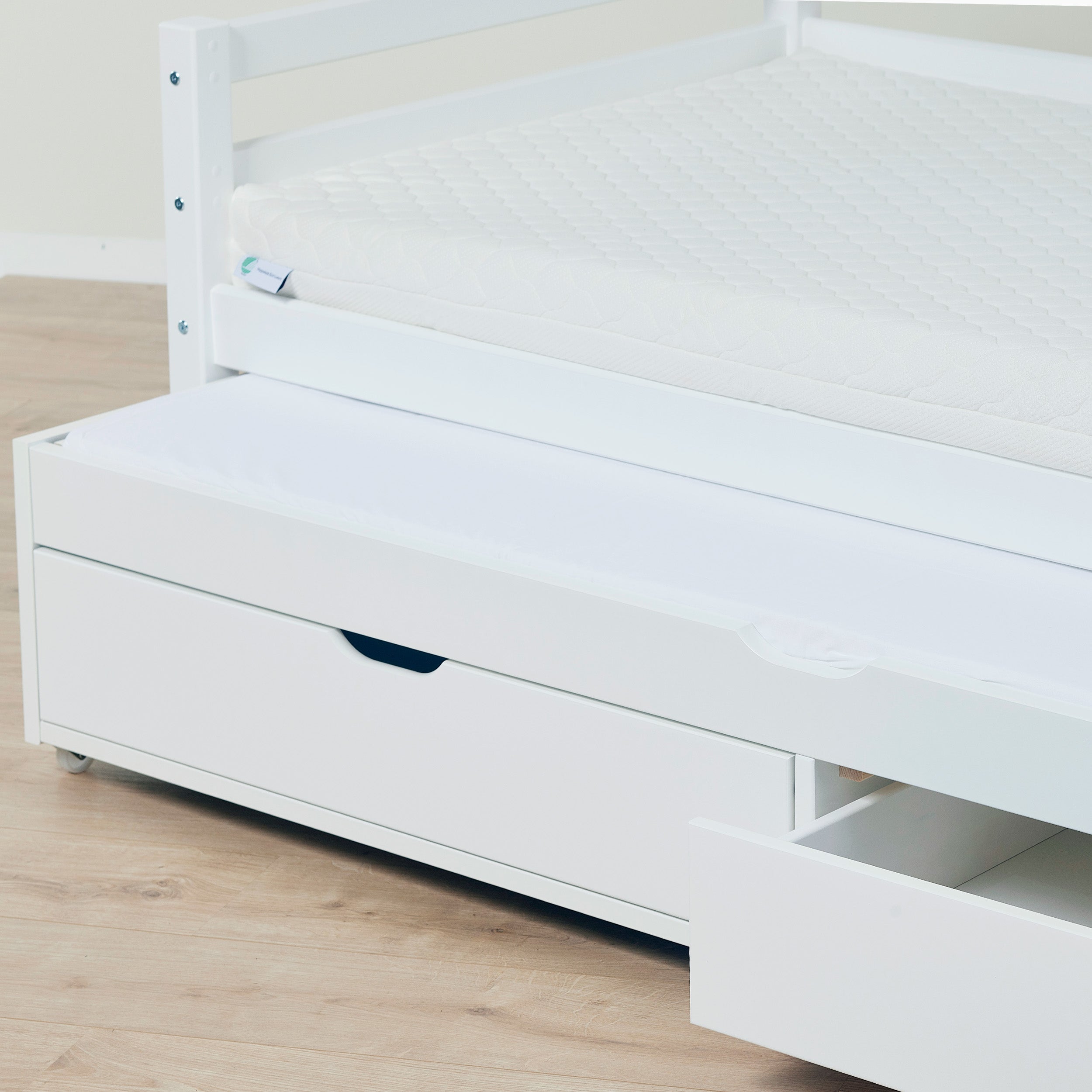 hoppekids-eco-dream-einzelbett-90x200-mit-ausziehbett-und-schubladen image 5