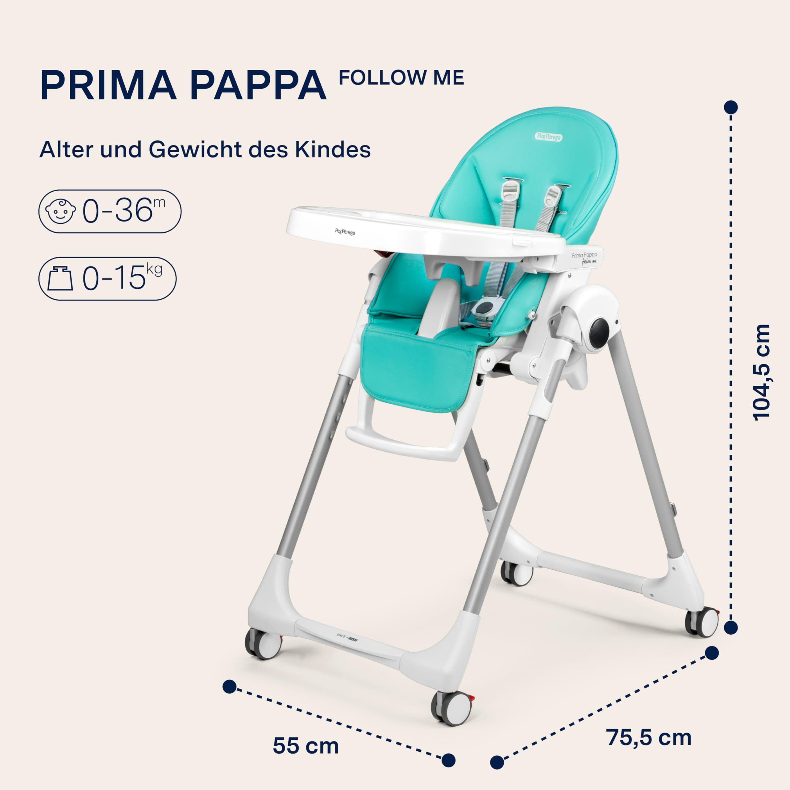 peg-perego-prima-pappa-follow-me-hochstuhl-tahiti-0-bis-3-jahre image 2