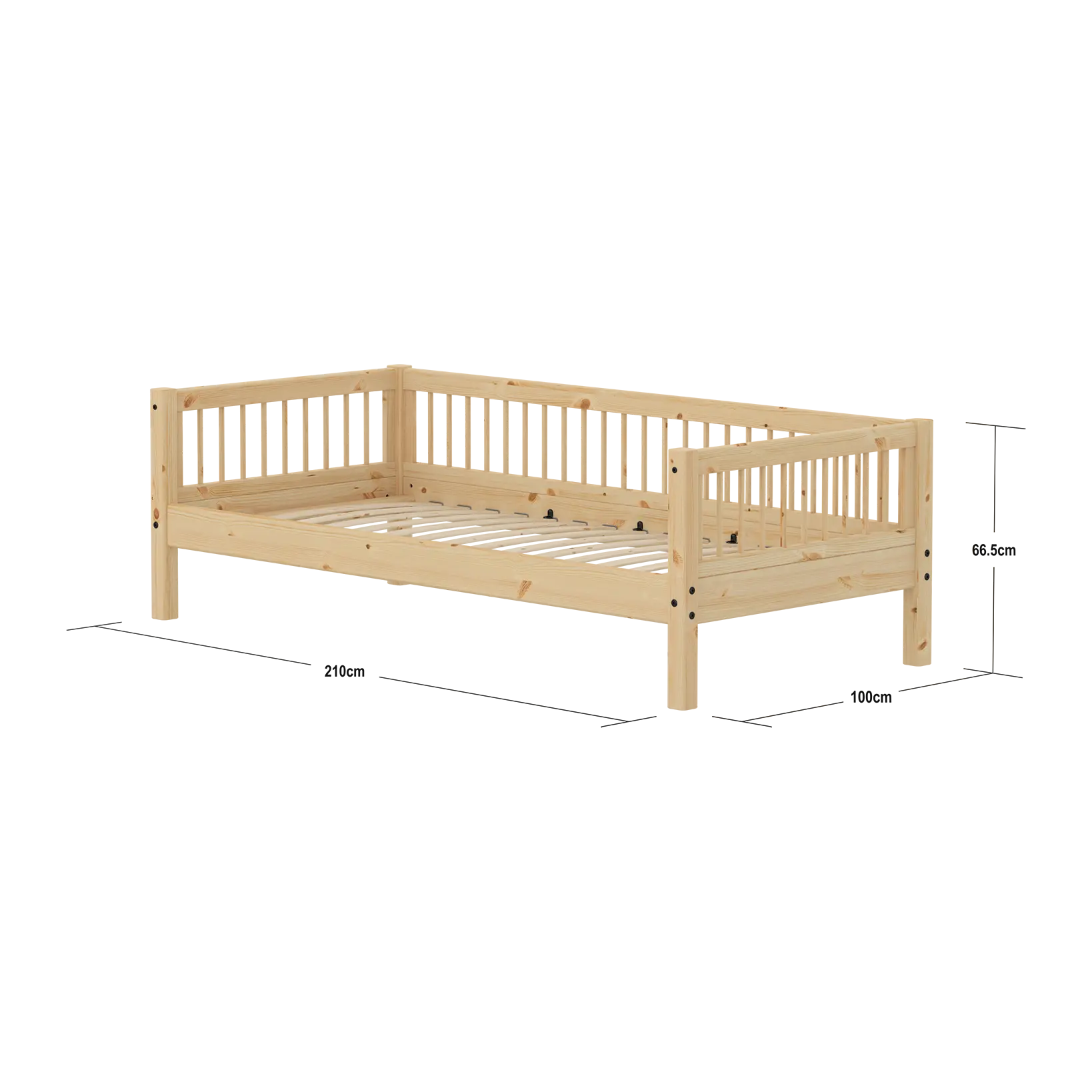 flexa-classic-einzelbett-90x200-cm-kiefer-mit-sprossen image 6