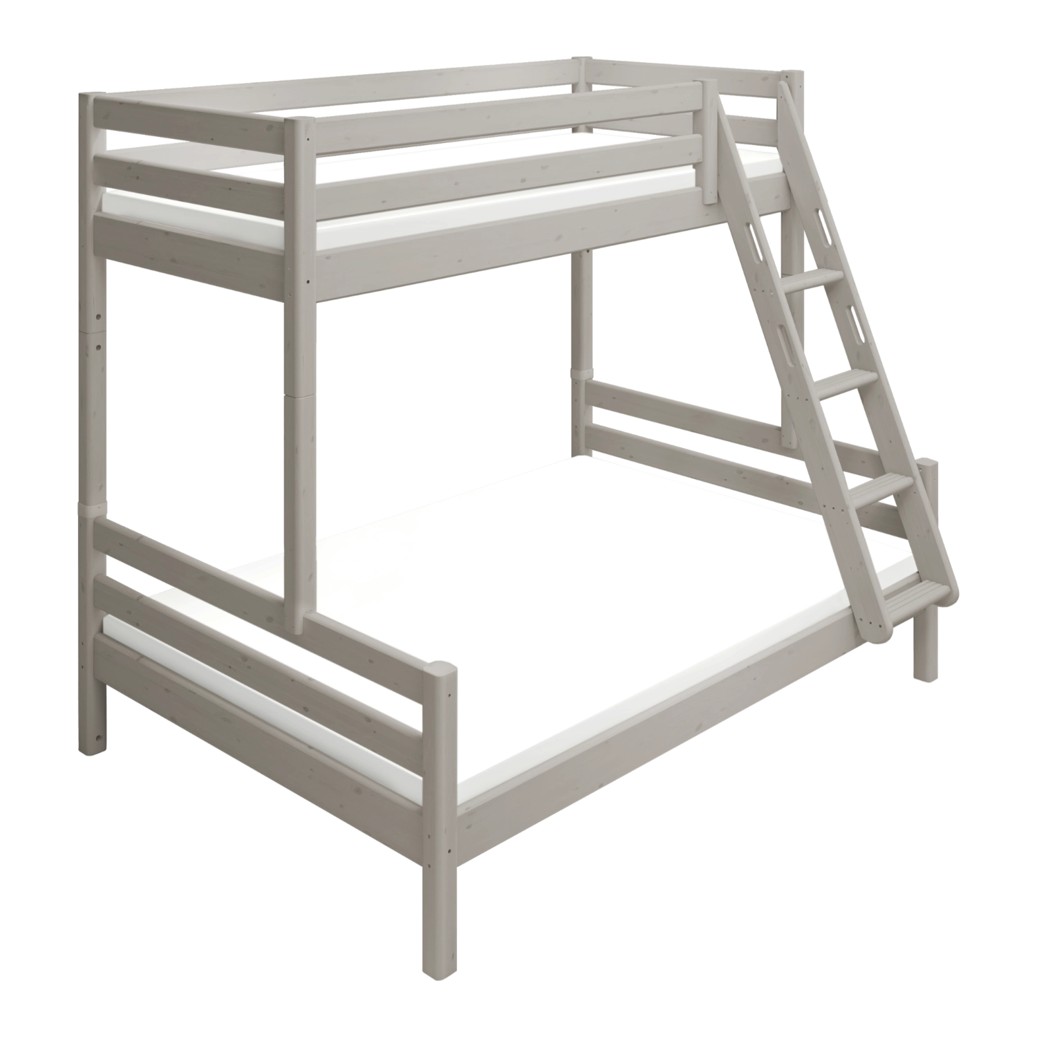 flexa-classic-familienbett-family-bed-90-140x200-cm-mit-leiter-grau-184-cm image 7