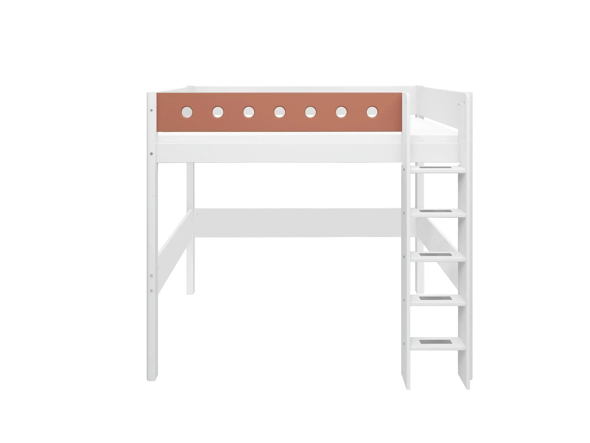 flexa-white-hochbett-184-cm-90x200-cm-wei-mit-leiter-und-absturzsicherung image 2