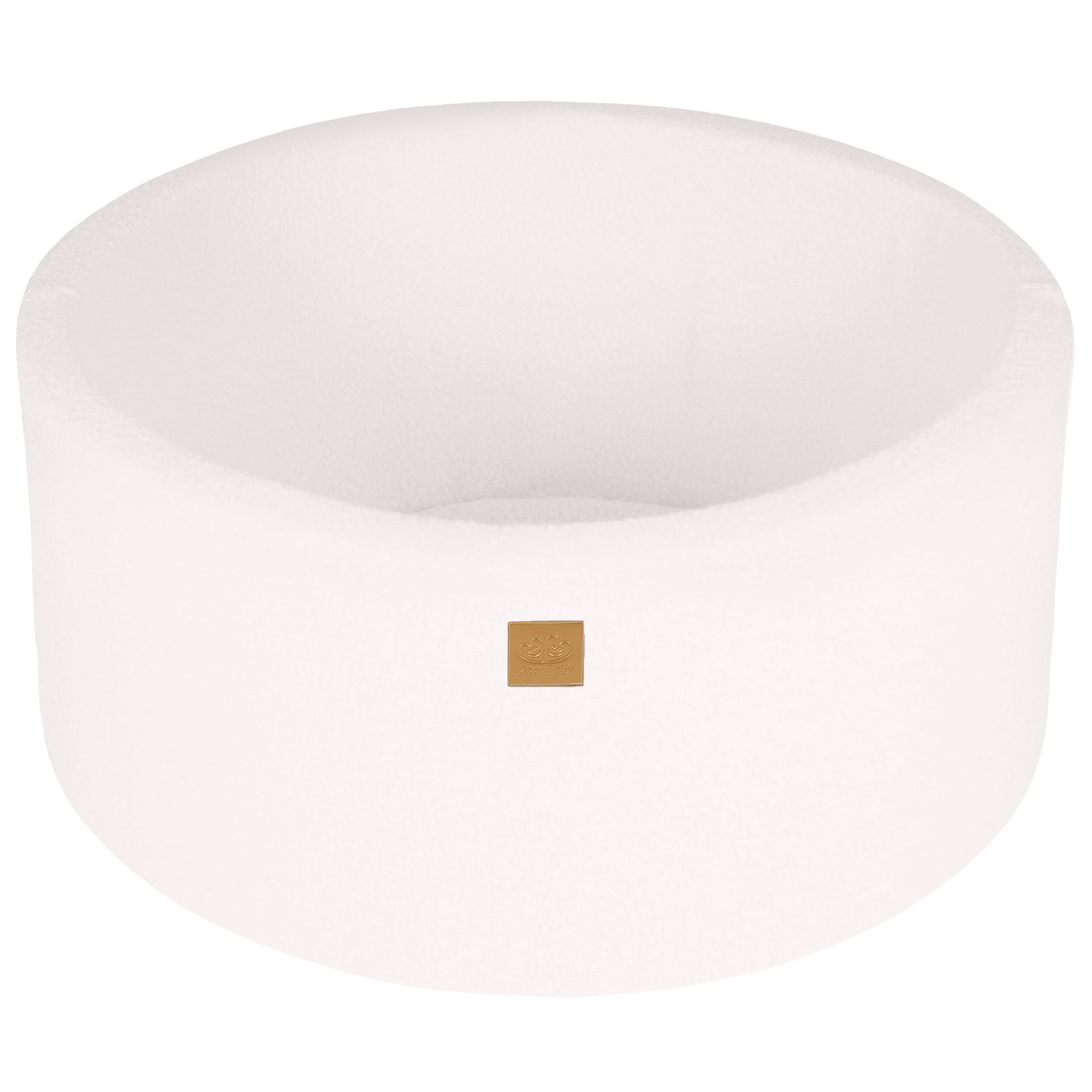 meowbaby-b-llebad-boucl-creme-weiss-90x40-cm-mit-300-b-llen image 5