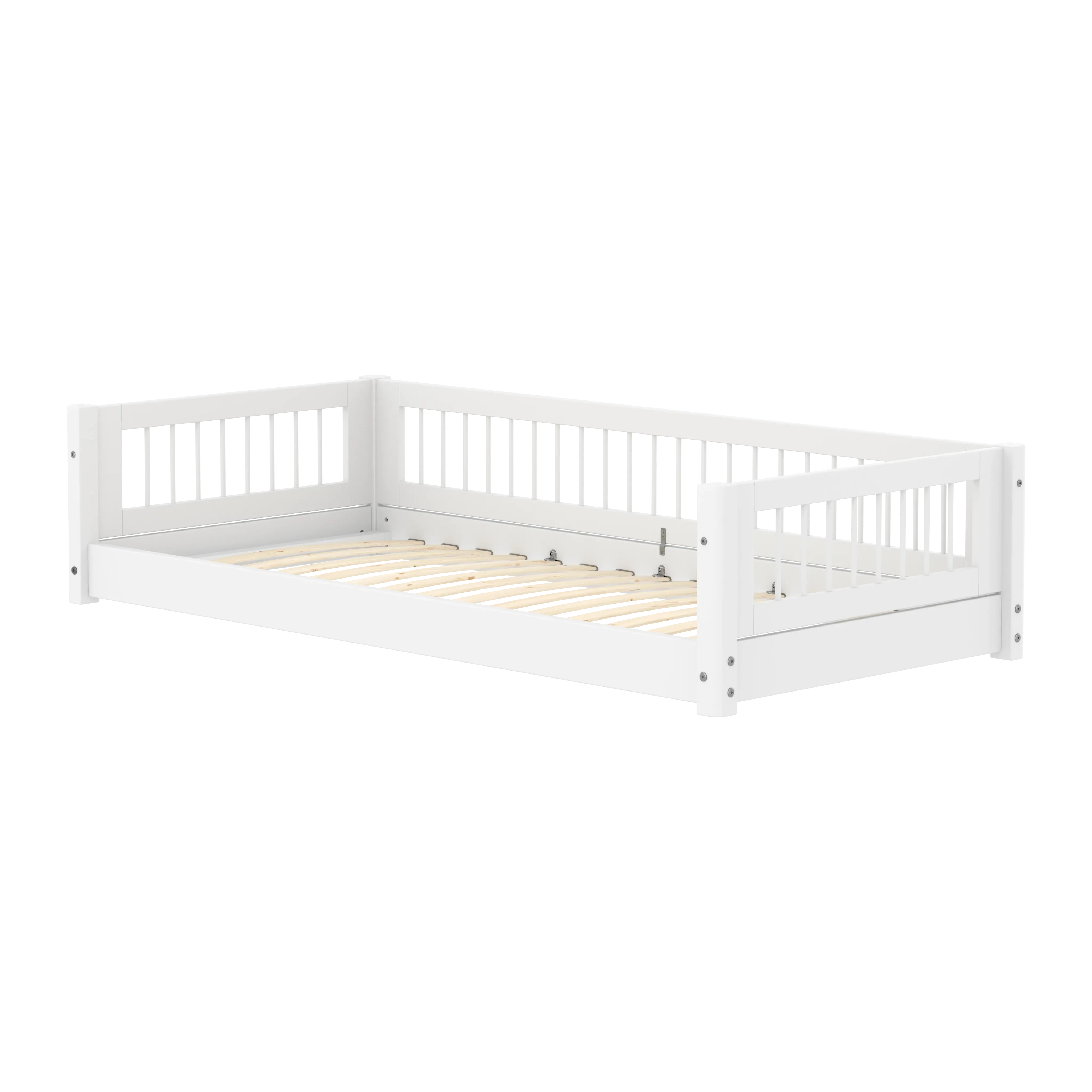 flexa-white-montessori-bett-mit-crossbars-90x200-cm-wei image 1