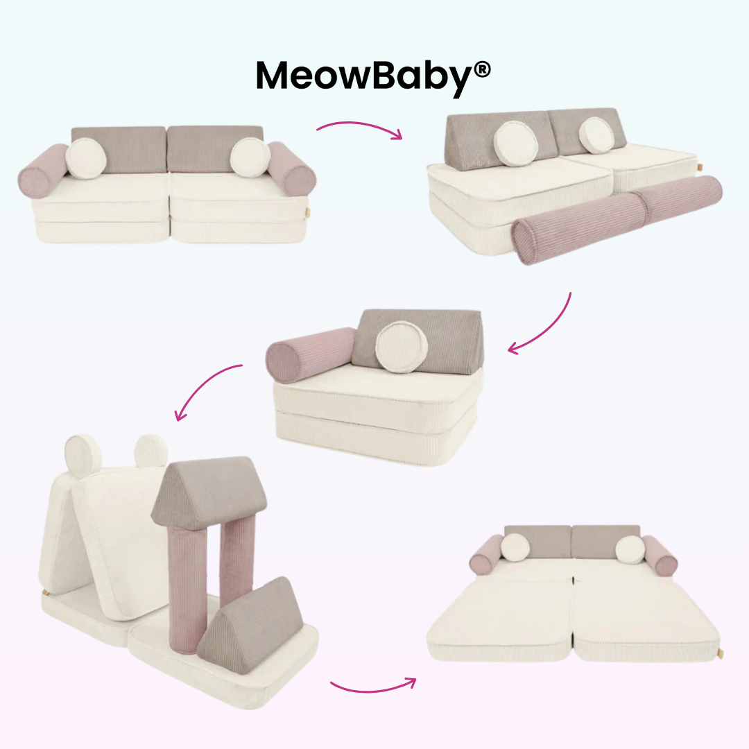 meowbaby-spielsofa-sthetik-cord-cookie-dream-160x76x52-cm-classic-cord-edition image 7