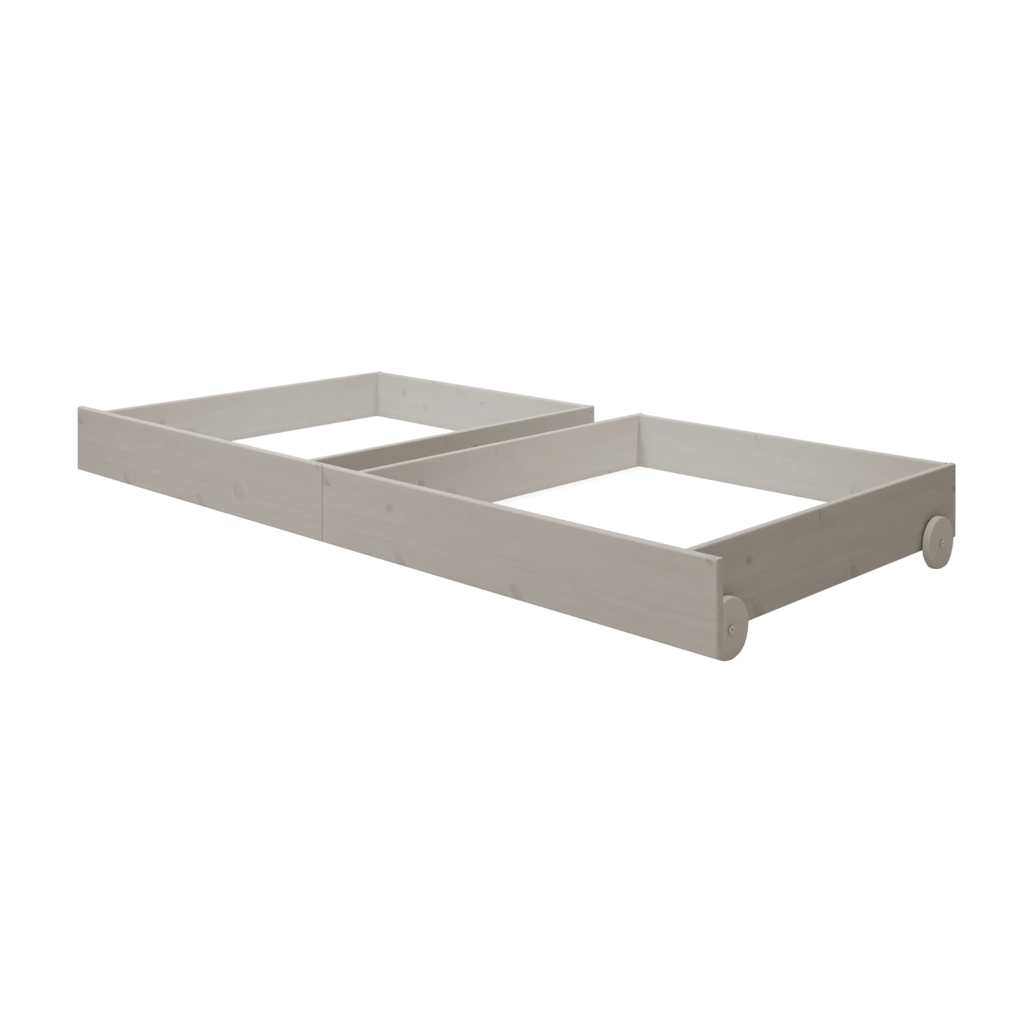 flexa-classic-2-schubladen-f-r-einzel-und-etagenbett-grau image 1