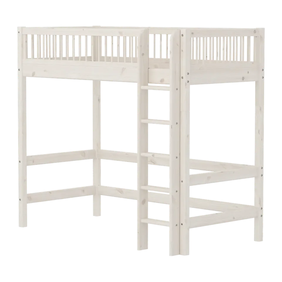 flexa-classic-hochbett-184-cm-mit-leiter-90x200-cm-wei image 1