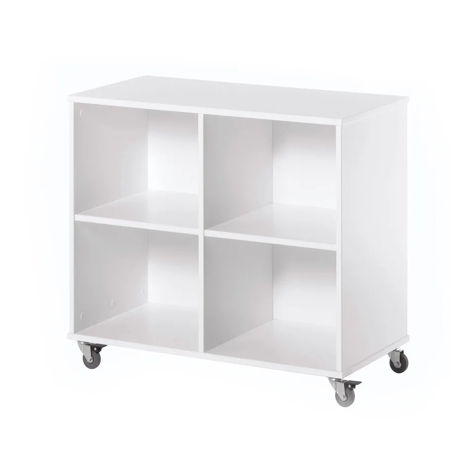 hoppekids-raumteiler-regal-mit-rollen-4-f-cher image 1
