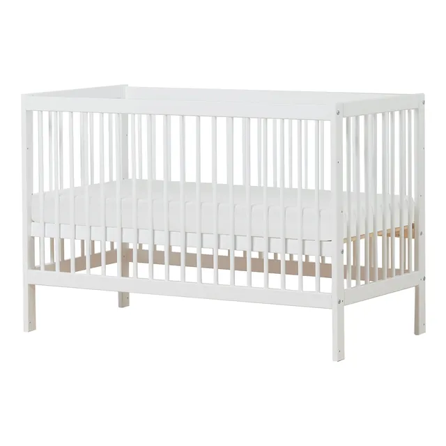 hoppekids-ida-marie-babybett-60-x-120-cm-mit-leinenmatratze image 1
