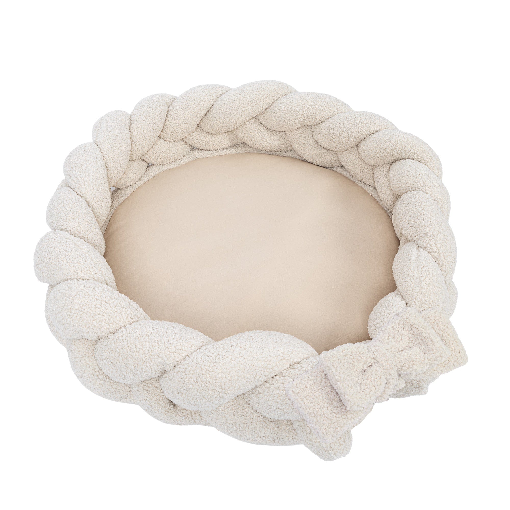 meowbaby-babynestchen-bearly-mit-spielmatte-bettumrandung-schleife image 5