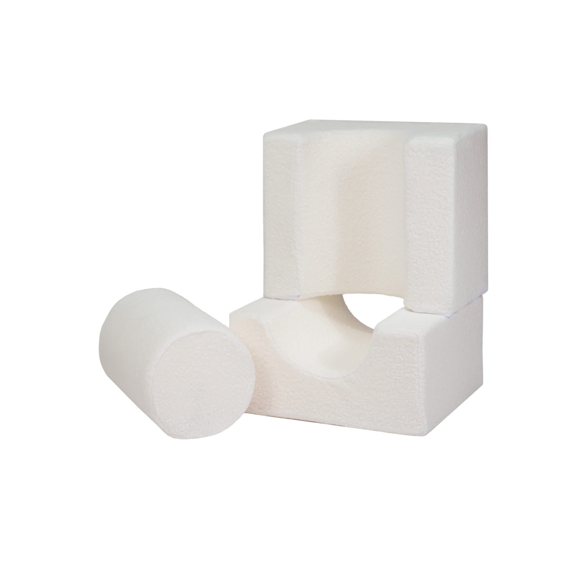 meowbaby-shape-set-boucl-3-elemente-creme-weiss image 2
