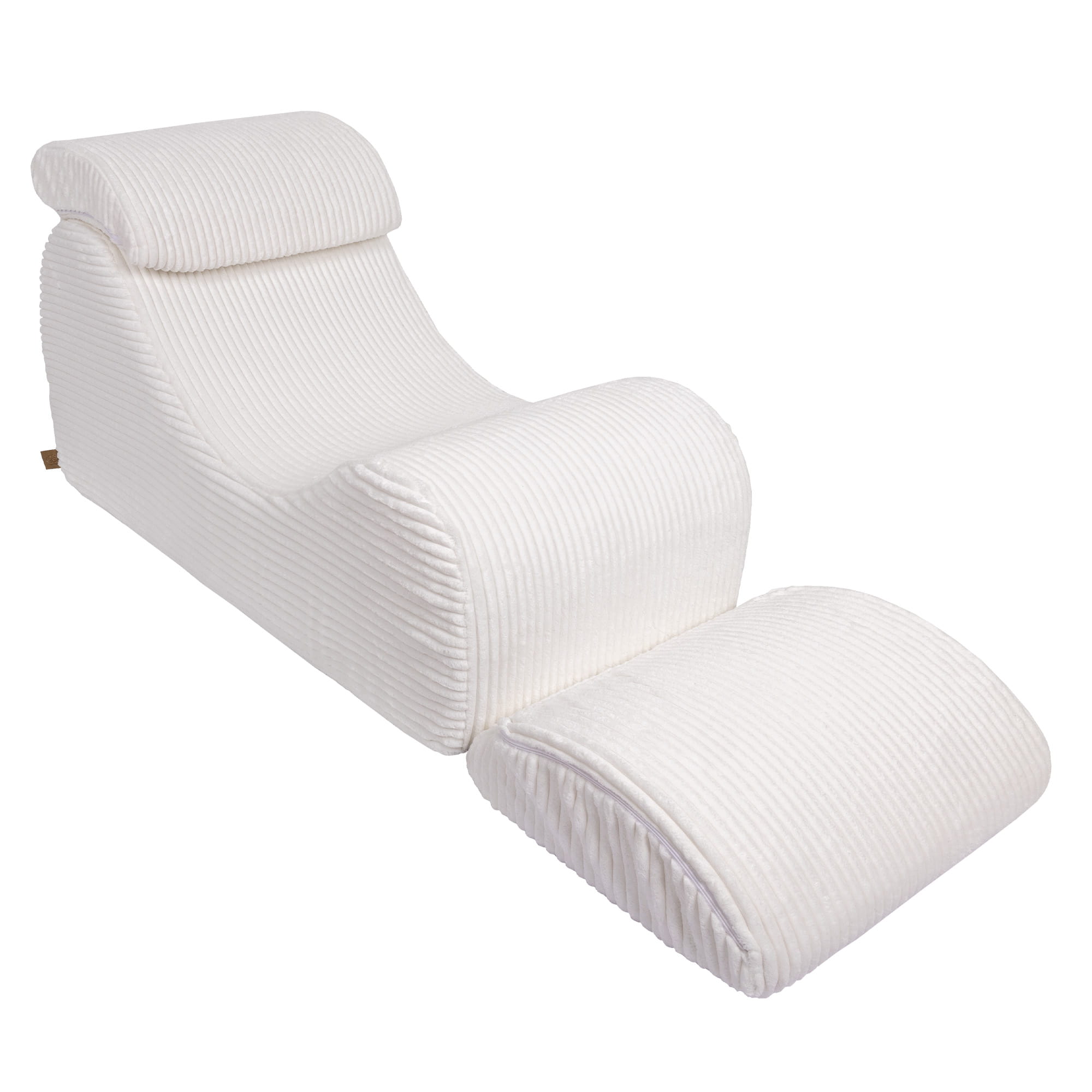 meowbaby-sitzsack-wave-lounger-churro-creme-wei-designer-lounge-sessel image 8