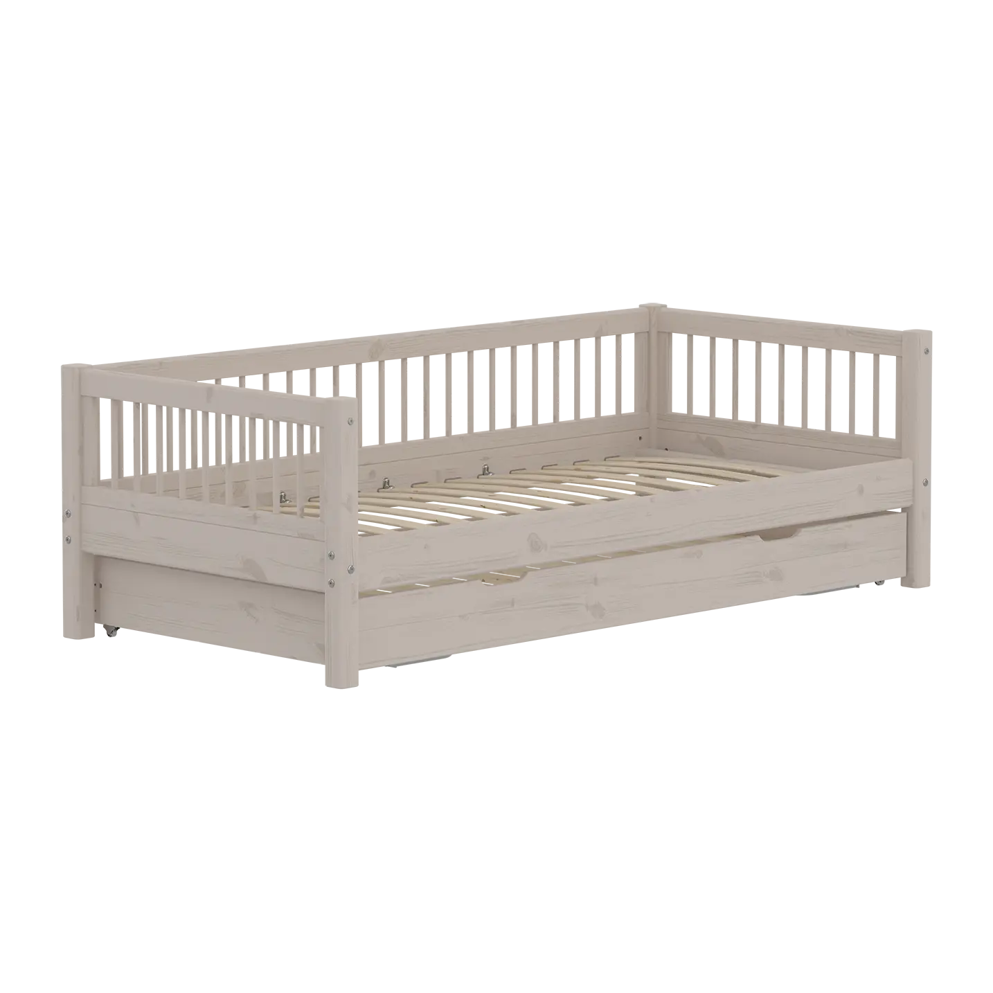 flexa-classic-daybed-einzelbett-90x200-cm-mit-ausziehbett-90x190-cm-und-crossbar image 3