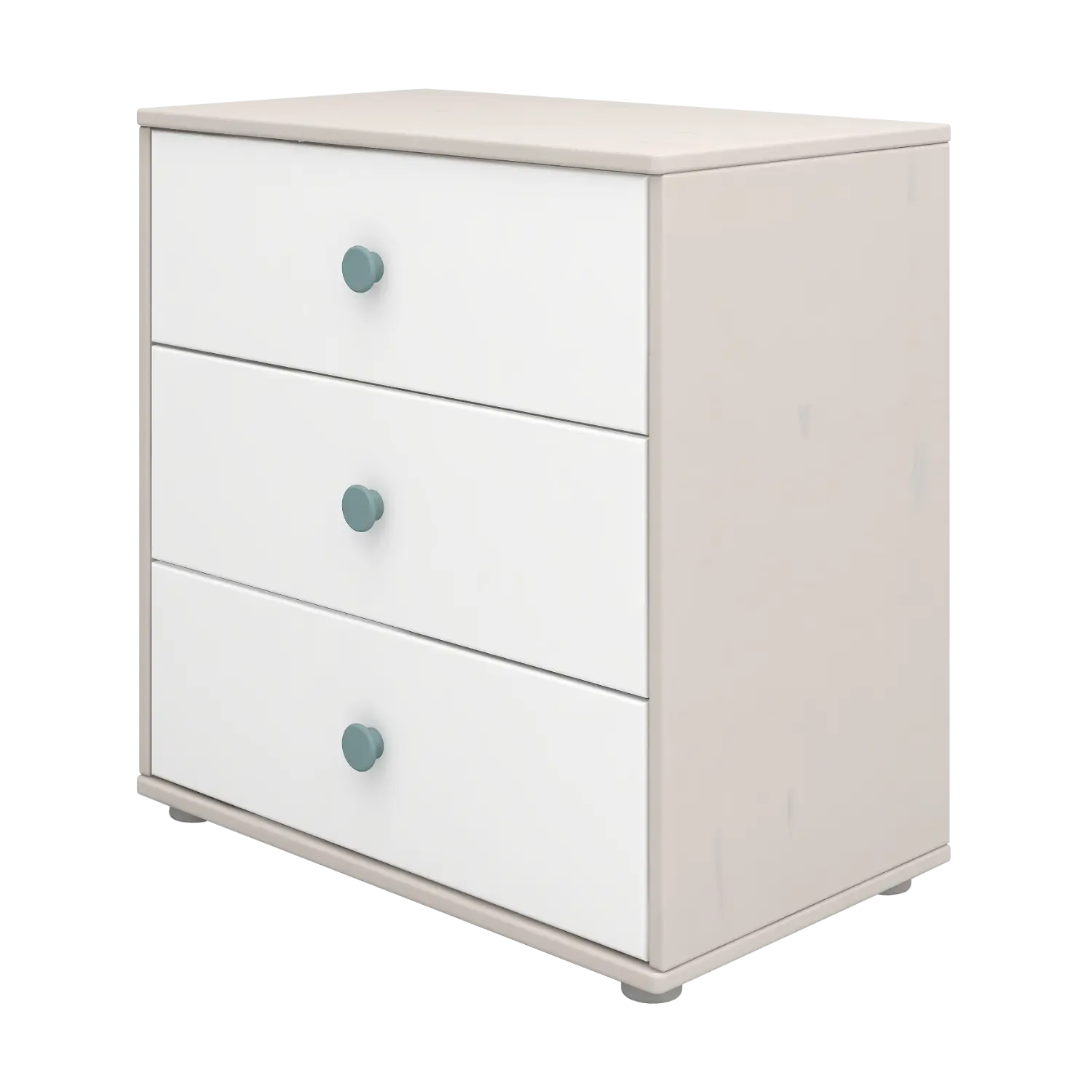 flexa-classic-kommode-mit-3-schubladen-grau-inkl-f-e-unter-das-classic-bett-oder image 1