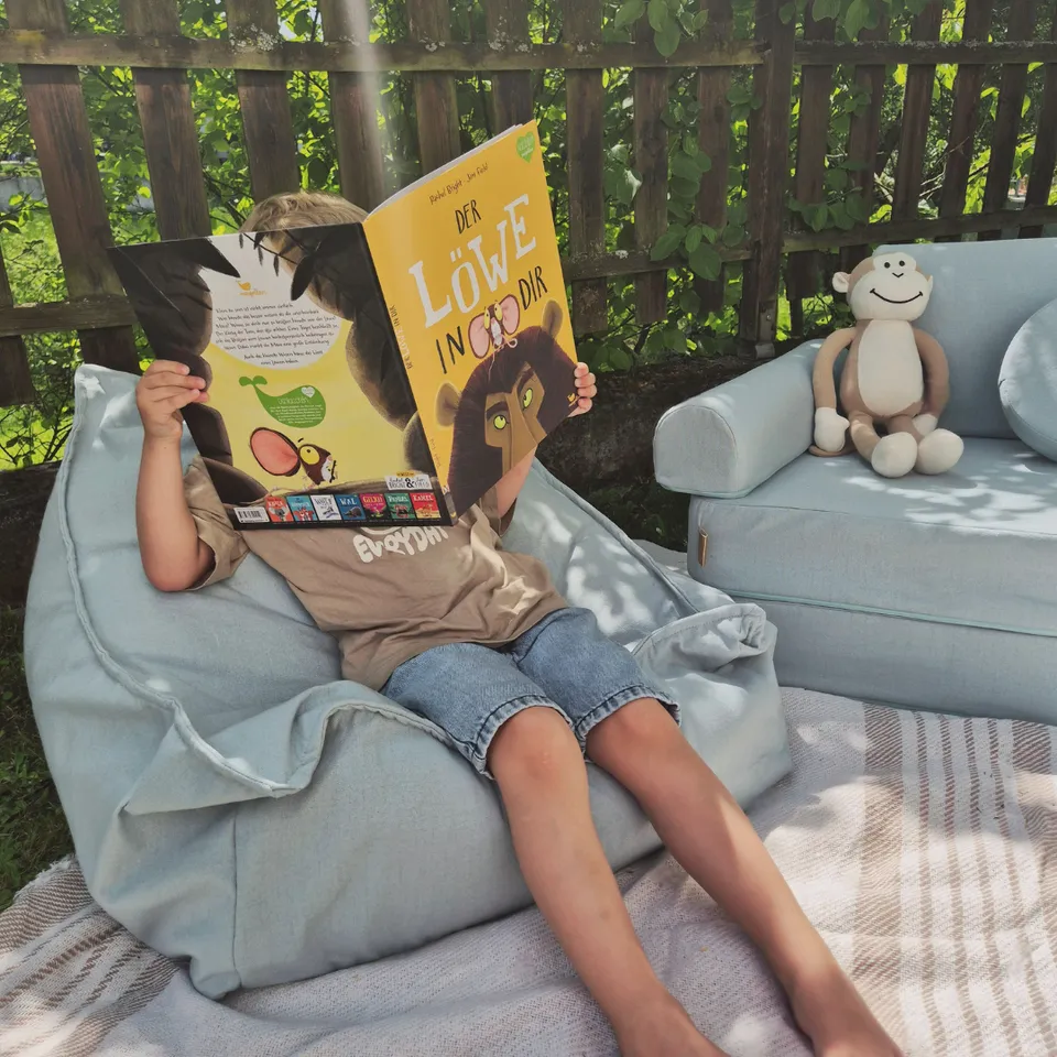 meowbaby-outdoor-kinder-sitzsack-outzy-eckig-outdoor-living-edition image 1
